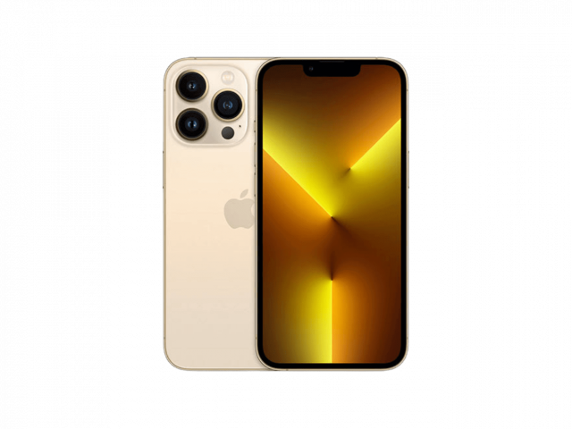 Apple iPhone 13 Pro Max 100% Akksi 128GB Gold