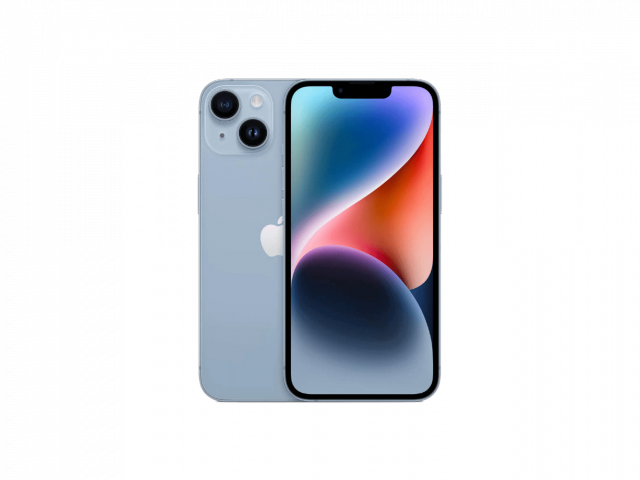 Apple iPhone 14 100% Akksi 128GB Blue