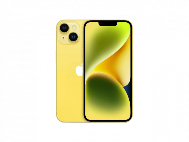 Apple iPhone 14 Plus 100% Akksi 128GB Yellow