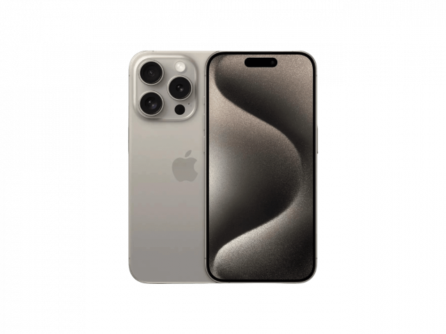 iPhone 15 Pro 128 GB Natural Titanium - 2 év Garancia, 30 nap elállás - Részletfizetéssel akár