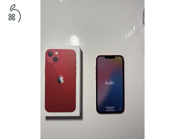 2db 2021-es Iphone 13 128GB Red és Pink színben 