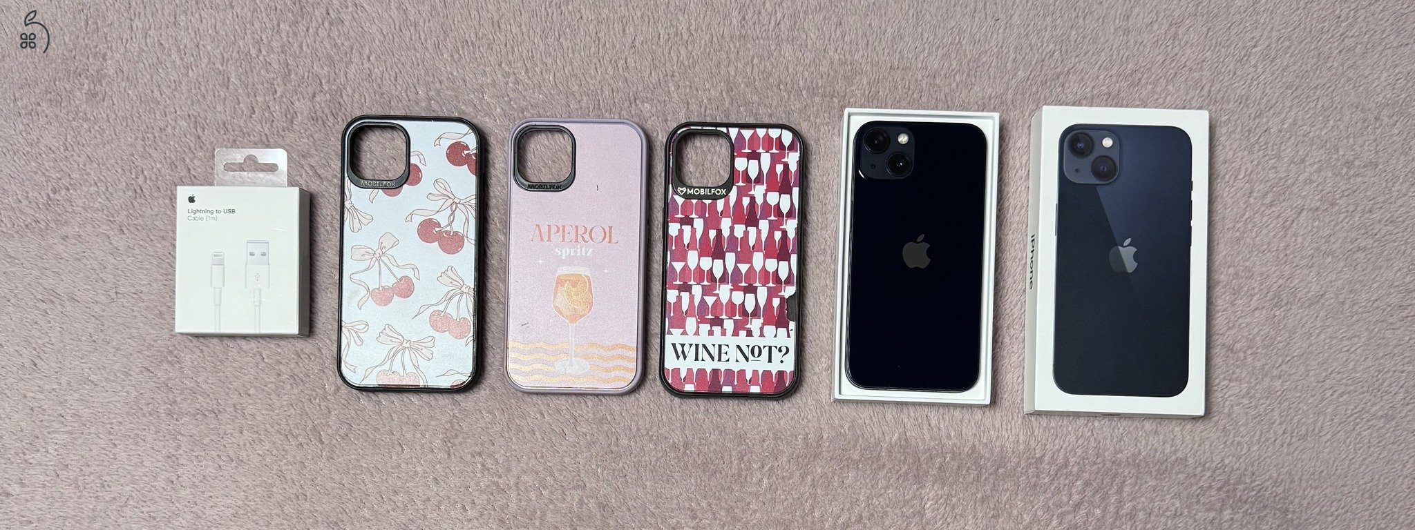 iPhone 13 128GB - AKKU 85% - kártyafüggetlen, karcmentes állapotban