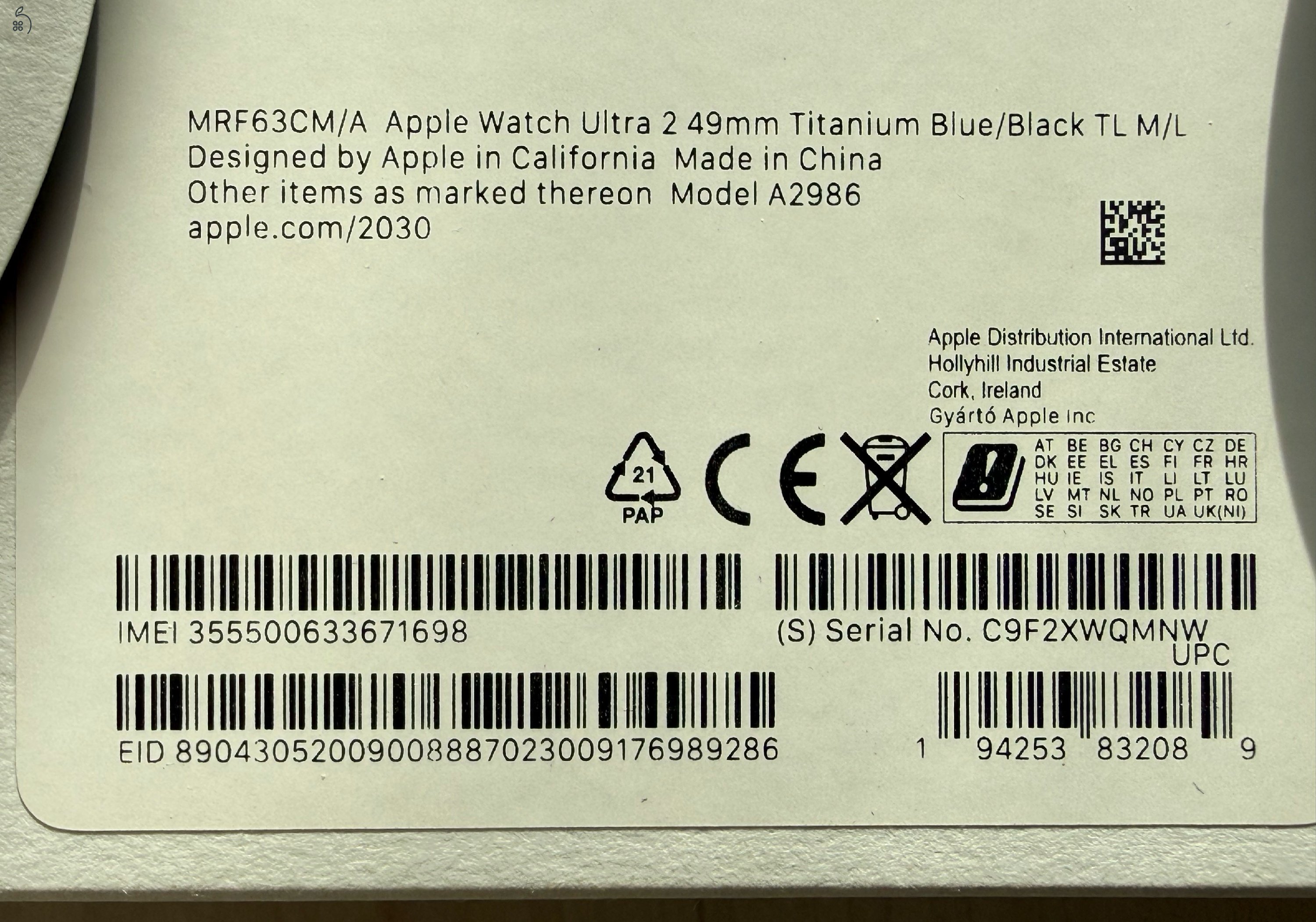 Apple Watch Ultra 2