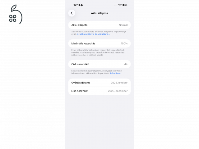 iPhone 17 Pro Max 256GB – Makulátlan állapot, 100% Akku!