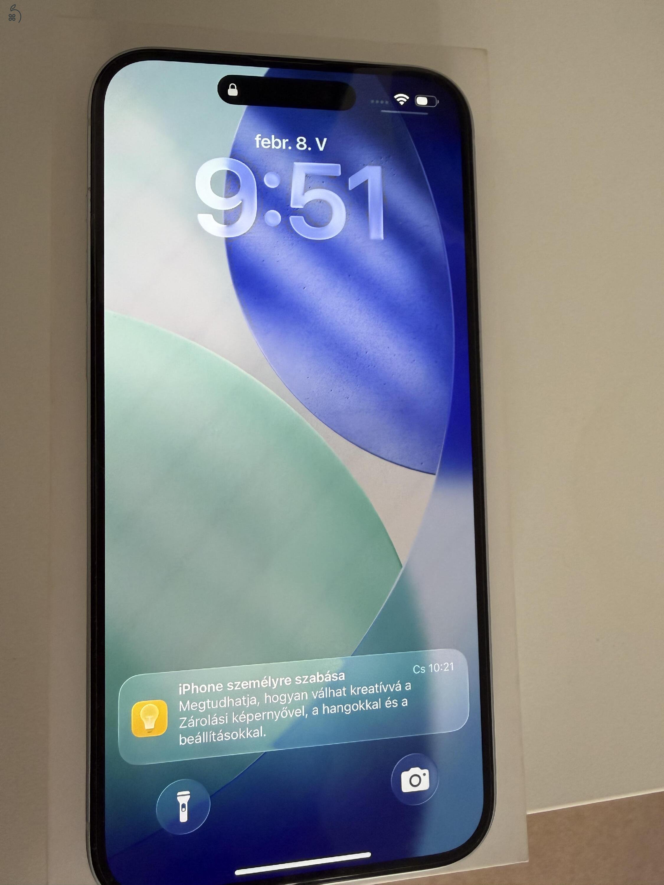 Iphone 15 plus 128 GB makulátlan állapotban