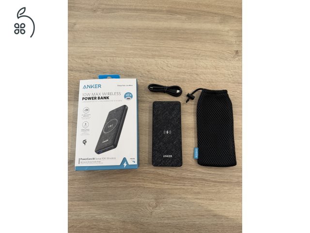 Anker PowerCore III 10K Wireless - Vezeték Nélküli Powerbank