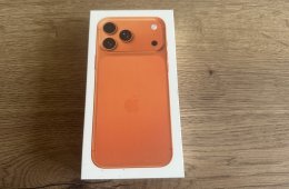 Apple iPhone 17 Pro Max 256 GB Kozmosznarancs - Bontatlan- HIVATALOS európai Apple viszonteladótól!