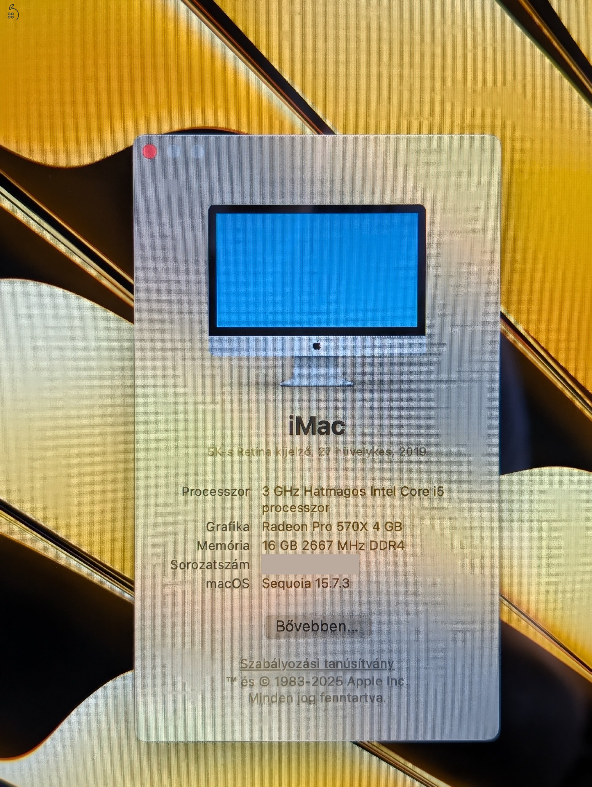 iMac 2019 27