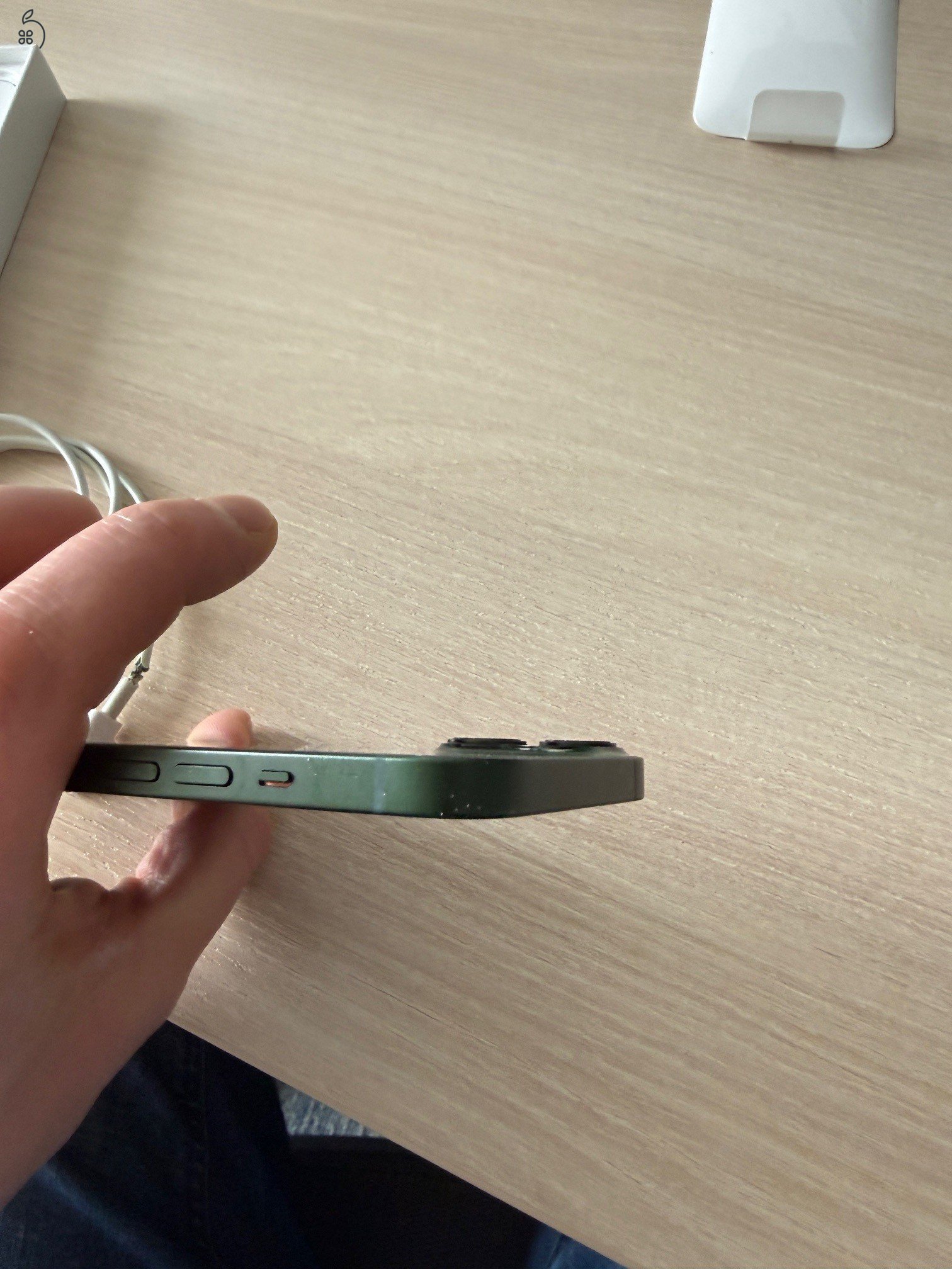 Szép állapotú iPhone 13, 128 GB, Zöld, 83%