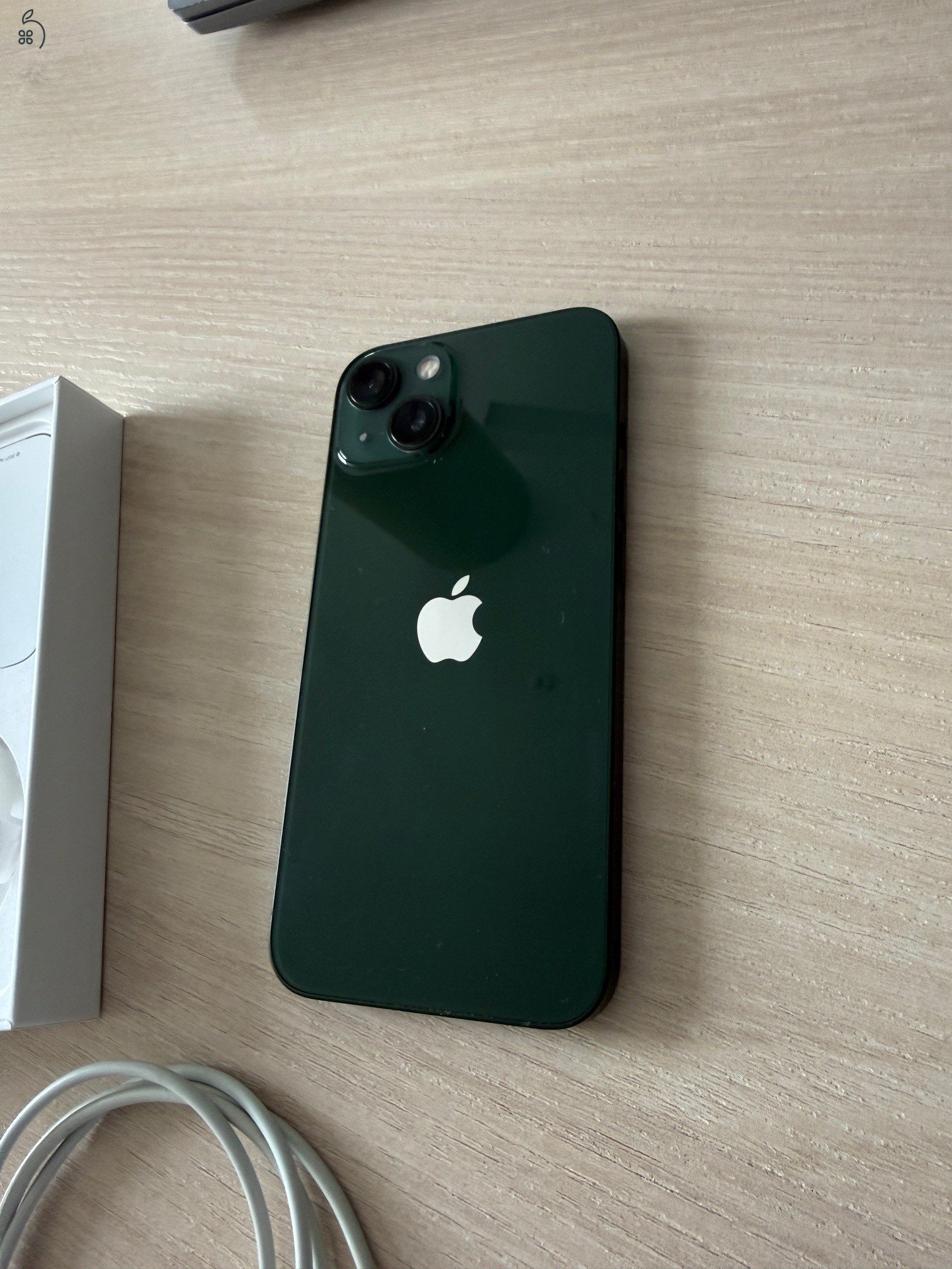 Szép állapotú iPhone 13, 128 GB, Zöld, 83%