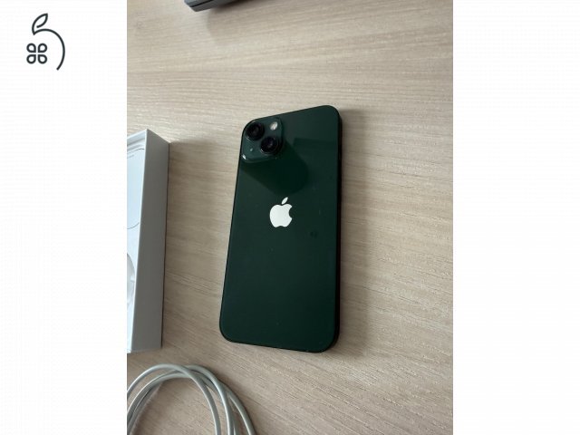 Szép állapotú iPhone 13, 128 GB, Zöld, 83%