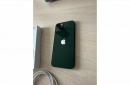 Szép állapotú iPhone 13, 128 GB, Zöld, 83%