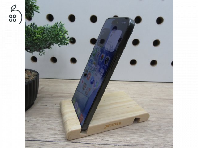 Apple iPhone 15 Pro Max 256GB fekete titán – használt, karcmentes – 90% akku (344 ciklus) – 6 hónap garancia