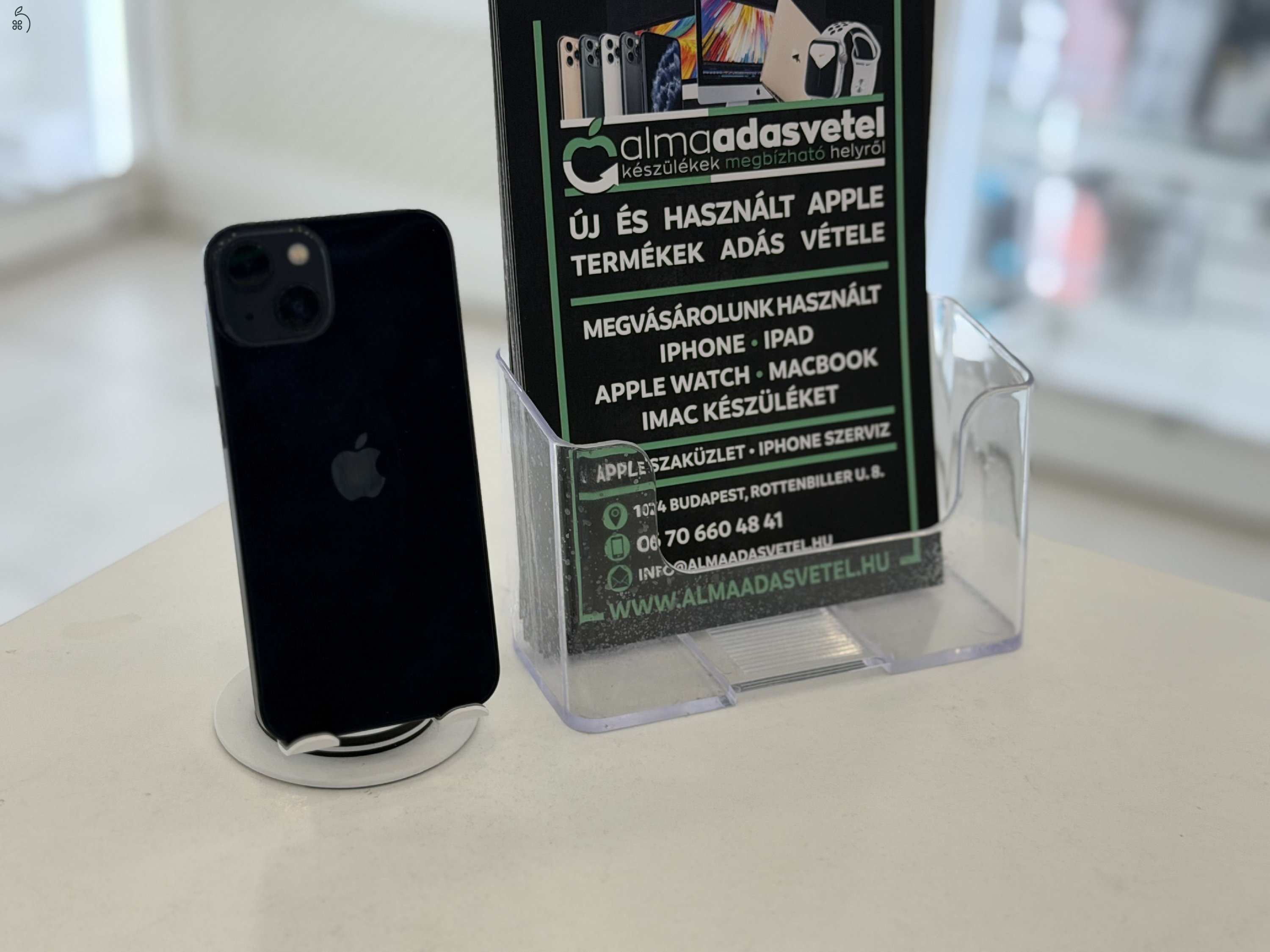 iPhone 13 128GB Független Hibátlan/1-3 hónap gar./Akku 98%/p4732