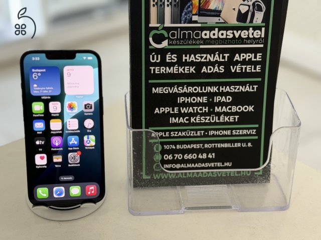 iPhone 13 128GB Független Hibátlan/1-3 hónap gar./Akku 98%/p4732