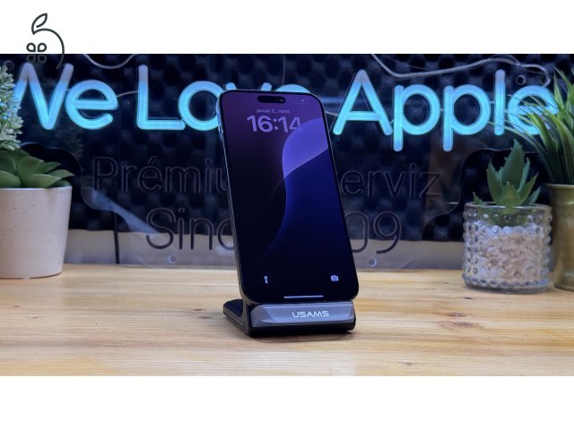 iPhone 15 Pro Max 512GB Fekete, Független - 1ÉV Garancia, Számla