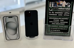iPhone 15 128GB Vodafone Újszerű/1-3 hónap gar./Akku 100%/p4739