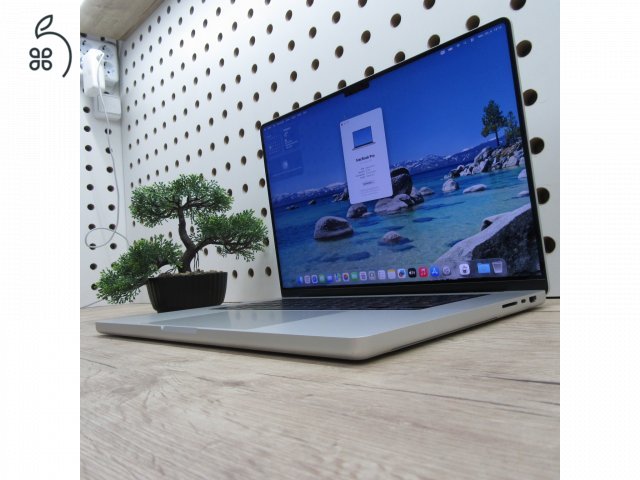 Apple MacBook Pro 16 (2021) 16GB/512GB használt, karcmentes 87% akku, 191 ciklus