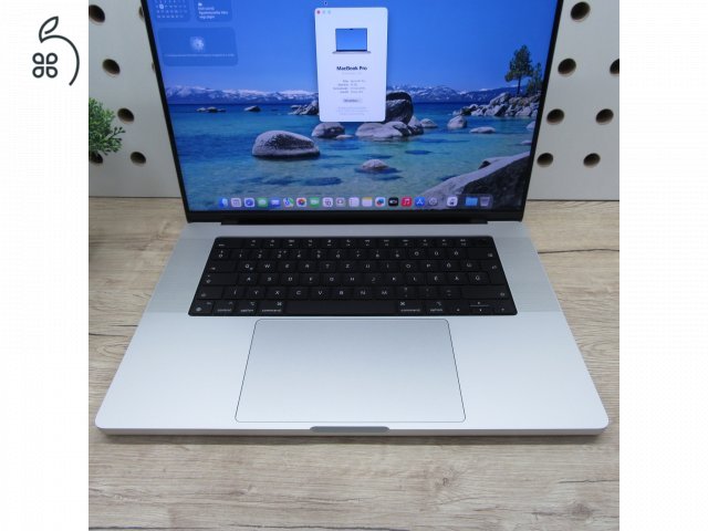 Apple MacBook Pro 16 (2021) 16GB/512GB használt, karcmentes 87% akku, 191 ciklus