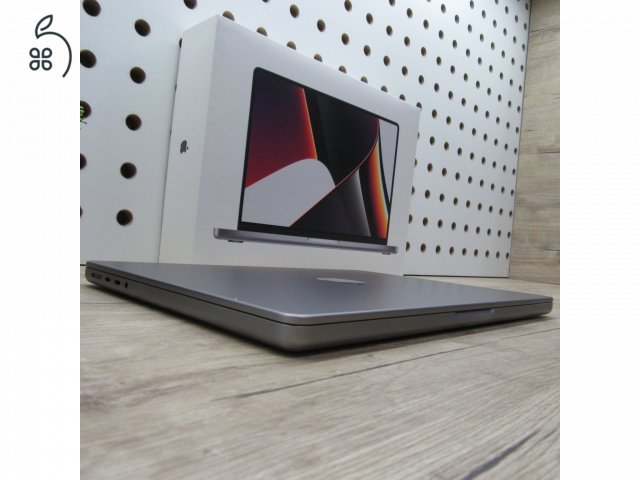 Apple MacBook Pro 14 (2021) 16GB/512GB használt, szép állapot 100% akku , 8 ciklus