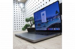 Apple MacBook Pro 14 (2021) 16GB/512GB használt, szép állapot 100% akku , 8 ciklus