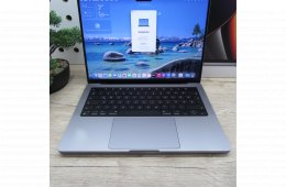 Apple MacBook Pro 14 (2021) 16GB/512GB használt, szép állapot 100% akku , 8 ciklus