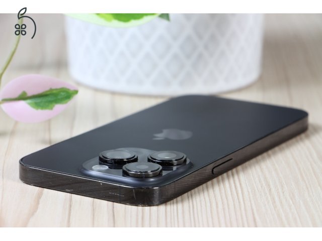 IPHONE 14 PRO 128GB ASZTROFEKETE - FELUJITOTT HATLAP, 92% AKKUMULATOR US-7258