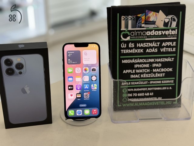 iPhone 13 Pro 256GB Független Újszerű/1-3 hónap gar./Akku 100%/p4741