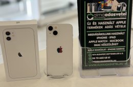 iPhone 13 128GB Független Használt/1-3 hónap gar./Akku 100%/p4742