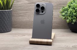 Hibátlan iPhone 15 Pro Natural Titanium 128GB 2 ÉV Garanciával 91%