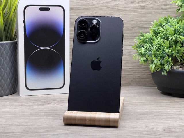 Hibátlan iPhone 14 Pro Max Space Black 256GB 2 ÉV Garanciával 90%