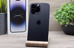 Hibátlan iPhone 14 Pro Max Space Black 256GB 2 ÉV Garanciával 90%