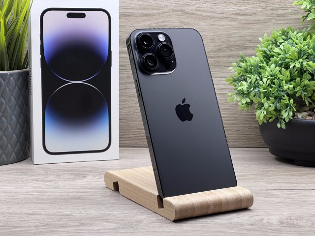 Hibátlan iPhone 14 Pro Max Space Black 256GB 2 ÉV Garanciával 90%