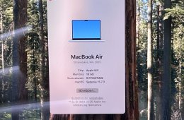 Hibátlan MacBook Air M4 2025 Skyblue 13” 256GB 16GB 2 ÉV Garanciával