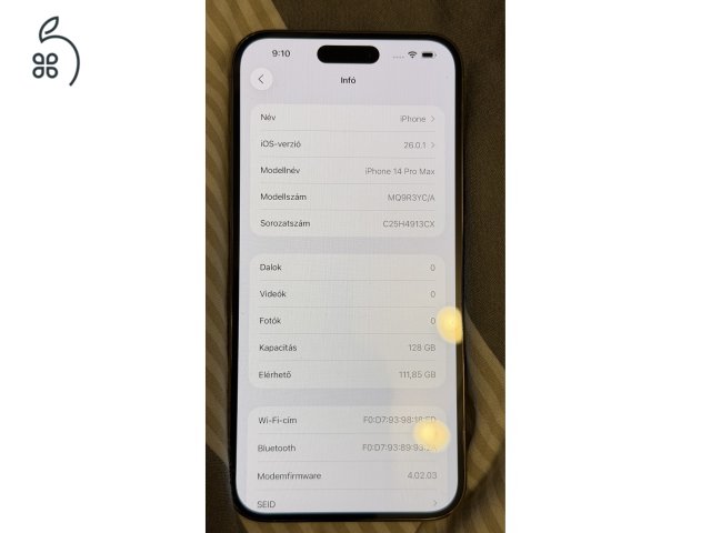 iPhone 14 Pro Max Gold 128Gb 82% akku