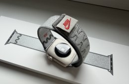 Nike sportszíj és sportpánt (40mm-es Apple Watch-hoz) - Szürke