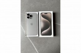 15 Pro Max, Natúr titán, 256 Gb, 2027.08 gari, 92% akku