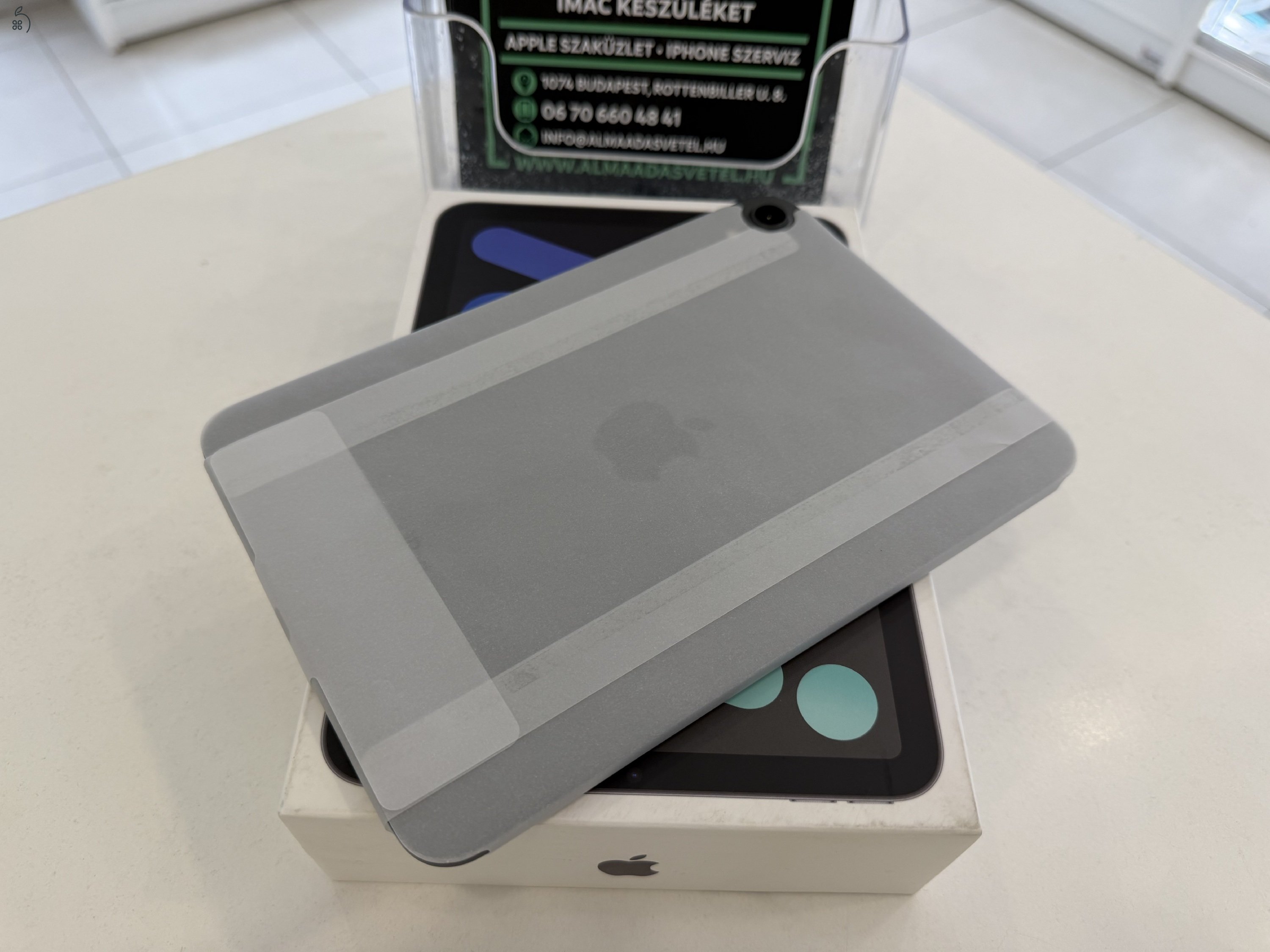 Új Garanciában Cserélt iPad Mini 6 256GB Wifi/2026.05.04.Apple Gar./z24