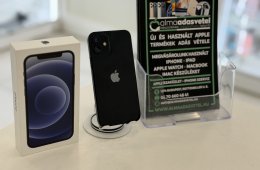 iPhone 12 64GB Fekete Független/1 hónap gar./Akku 81%/p4743