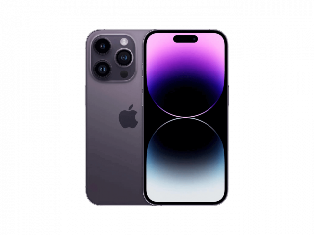 iPhone 14 Pro 100% Akksi 128 GB Deep Purple