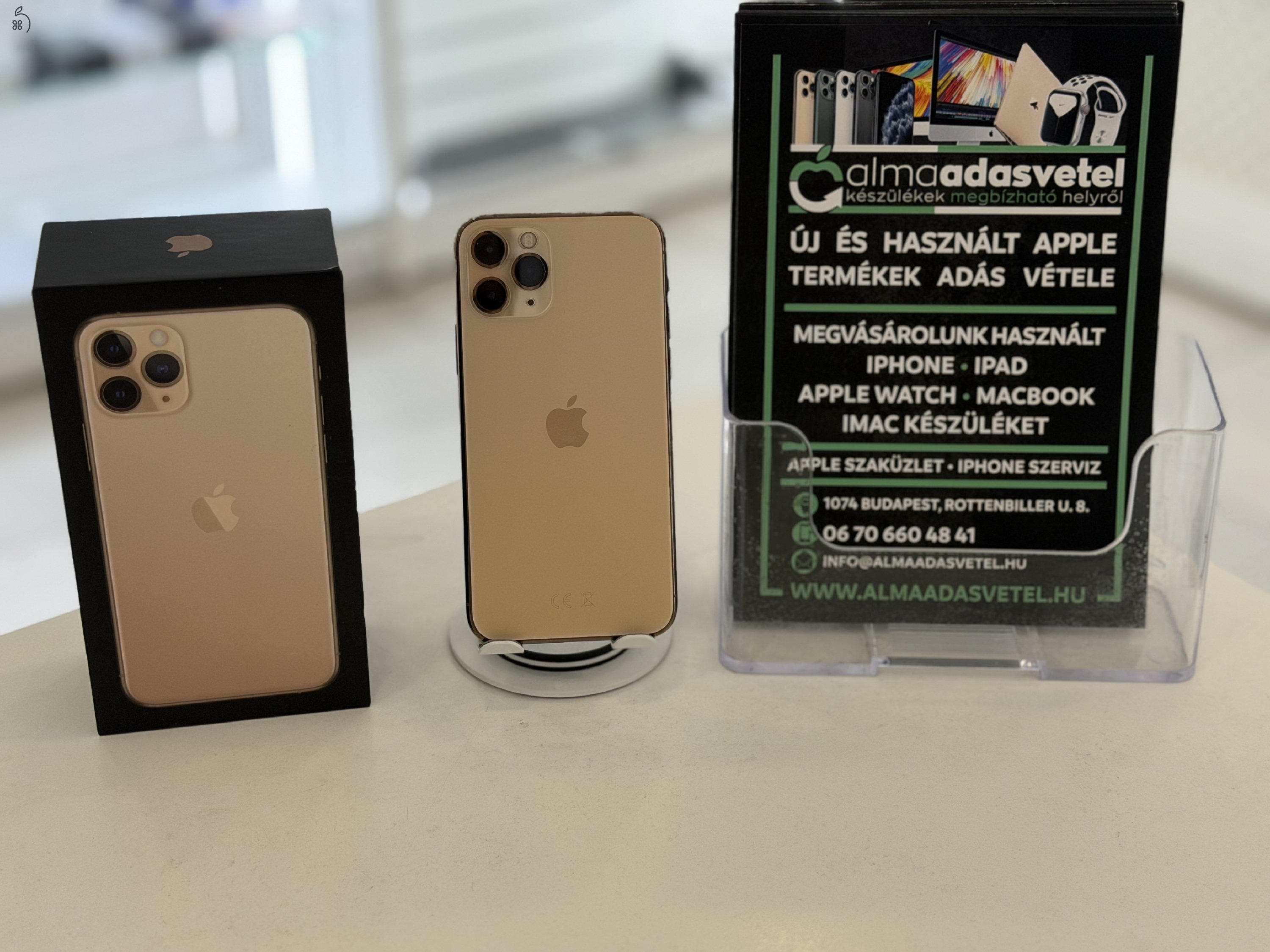 iPhone 11 Pro 64GB Független Újszerű/1 hónap gar./Akku 85%/p4748