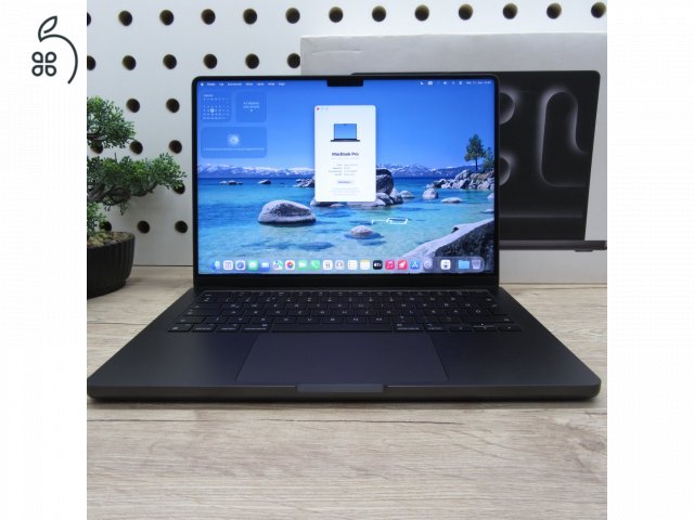 Apple MacBook Pro 14 (2023) M3 Pro 18GB/500GB – használt, újszerű – 100% akku (9 ciklus)