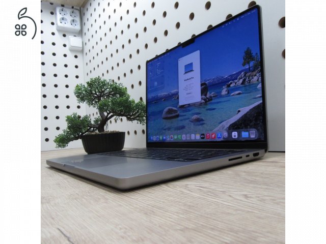 Apple MacBook Pro 14 (2021) M1 Pro 16GB/500GB – használt, szép állapot – 87% akku (323 ciklus)