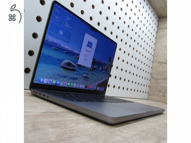 Apple MacBook Pro 14 (2021) M1 Pro 16GB/500GB – használt, szép állapot – 87% akku (323 ciklus)