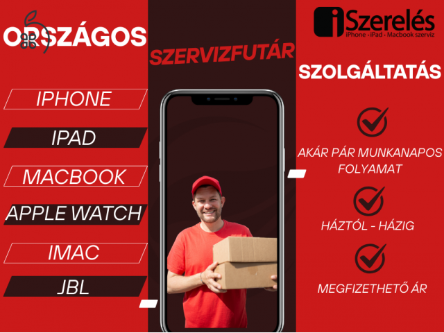 Szervizfutár az ország egész területén (iSzerelés.hu)