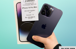 iPhone 14 Pro Max 256GB független lila akku 96% garanciával (15) iSzerelés.hu