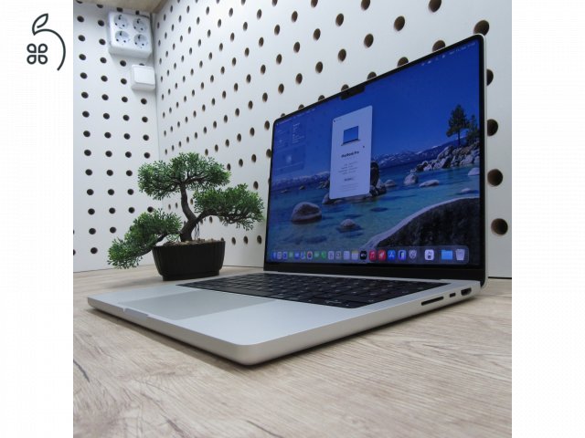 Apple MacBook Pro 14 (2021) M1 Pro 16GB/500GB – használt, karcmentes – 85% akku (183 ciklus)