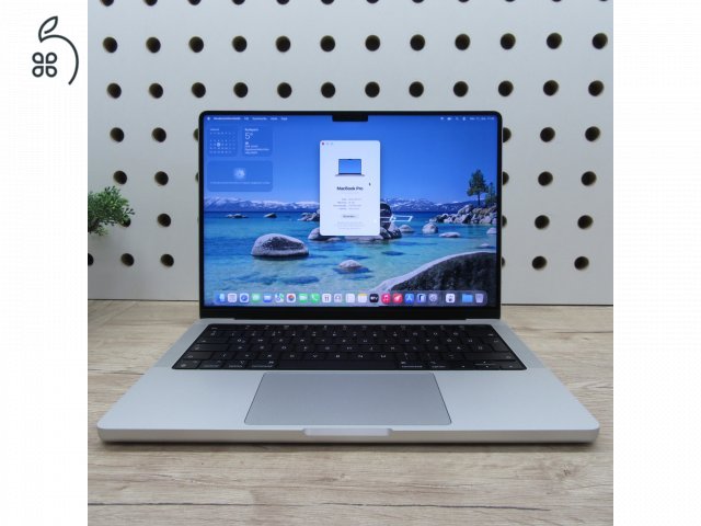 Apple MacBook Pro 14 (2021) M1 Pro 16GB/500GB – használt, karcmentes – 85% akku (183 ciklus)