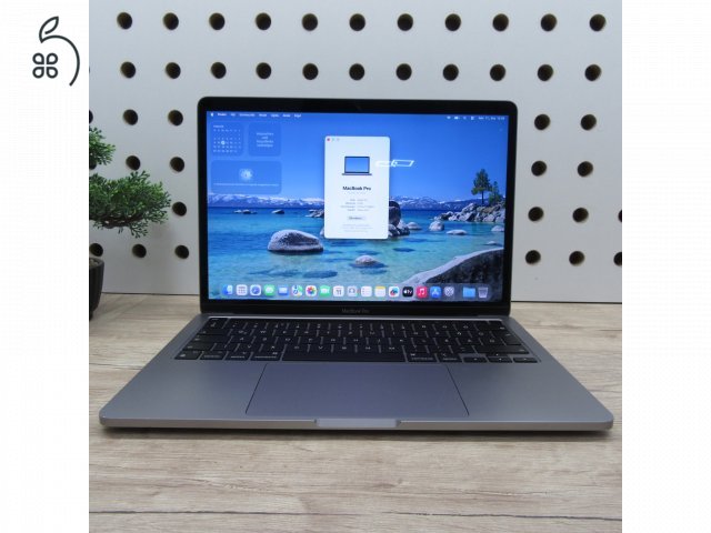Apple MacBook Pro 13 (2020) M1 8GB/256GB – használt, megkímélt – 90% akku (399 ciklus)