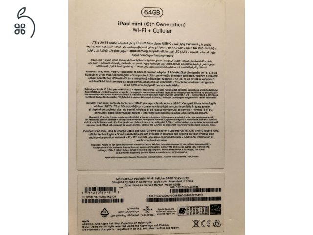 iPad Mini 6 Wi-Fi + Cellular 